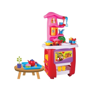 اسباب بازی آشپزخانه کلبه 45 پارچه زرین تویز ZARRIN TOYS_اسباب بازی لوازم خانگی